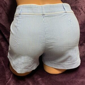 Flirtatious Blue and White Shorts 7